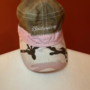 Paramount Outdoors Budweiser Pink Camo Adjustable Size Hat Cap
